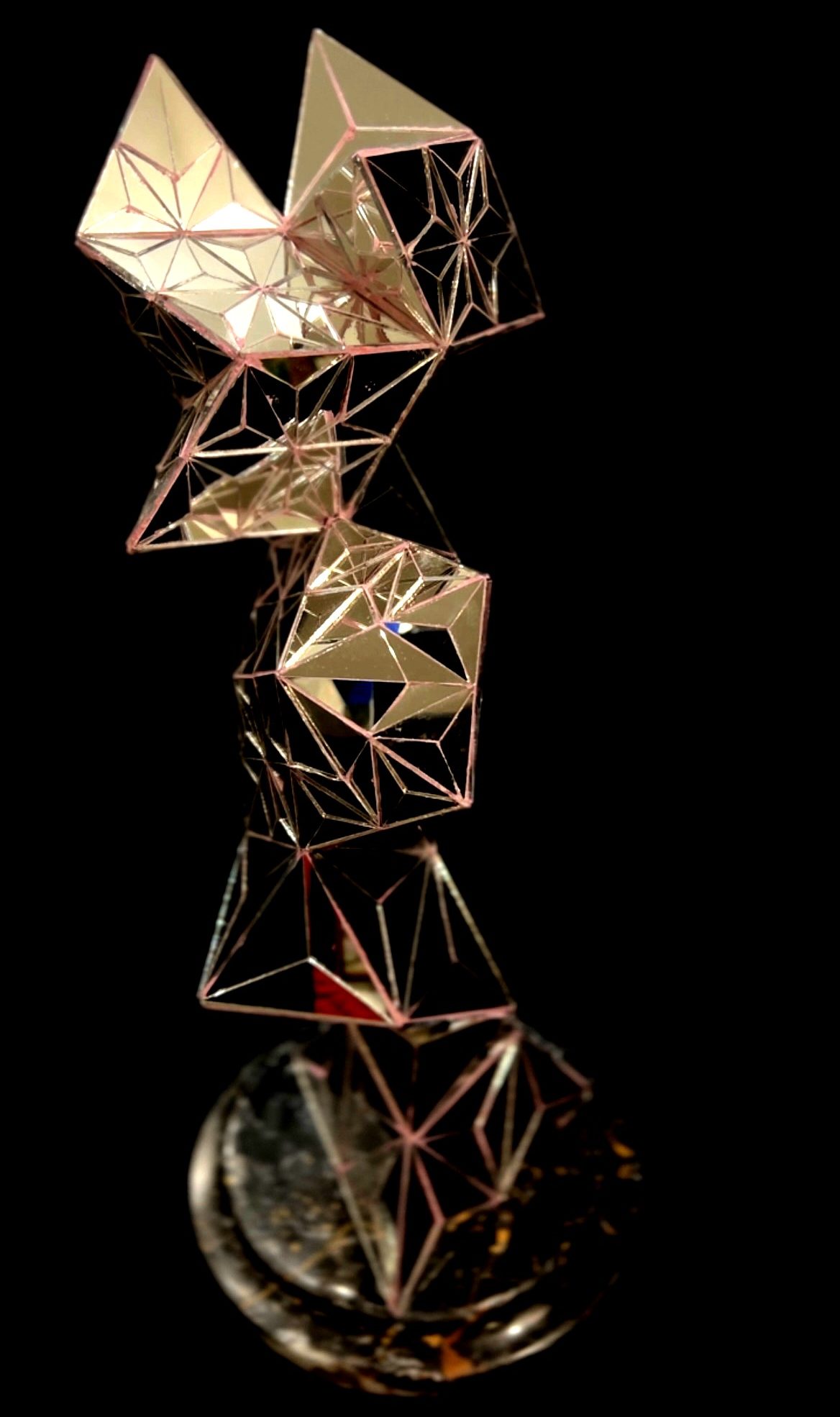 Abstract Space Fox II sculpture